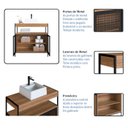 Ver imagem 7 de Kit Gabinete e Cuba para Banheiro P1038c Mell Pp Milani Store