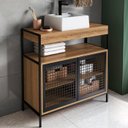 Ver imagem 4 de Kit Gabinete e Cuba para Banheiro P1038c Mell Pp Milani Store