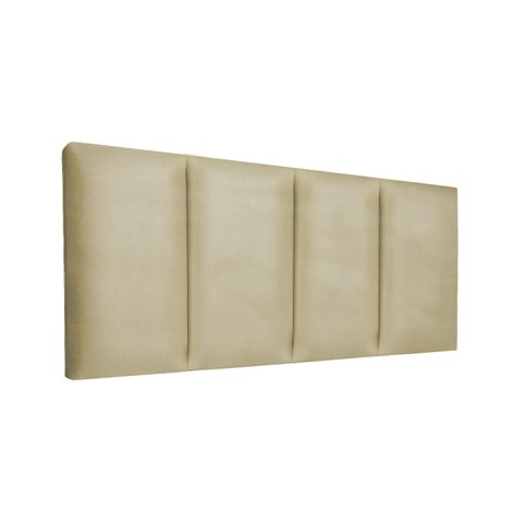 Cabeceira Modular Cama Box Estofada Luxo Linho Rbl:queen Painel/bege
