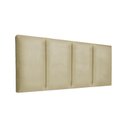 Ver imagem 1 de Cabeceira Modular Cama Box Estofada Luxo Linho Rbl:queen Painel/bege