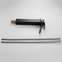 Ver imagem 6 de Torneira Banheiro Cascata Misturador Monocomando Alta Preto Black