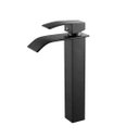 Ver imagem 1 de Torneira Banheiro Cascata Misturador Monocomando Alta Preto Black