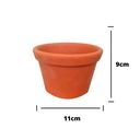 Ver imagem 2 de Kit 2un Vaso de Barro 9cm
