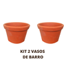Kit 2un Vaso de Barro 9cm - 3