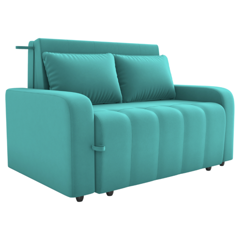 Sofa Cama 2 Lugares 138 Cm Amora Veludo Deluxe Sofistic Verde Milani Store