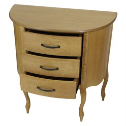 Kit 2 Aparador de Sala Pequeno Decorativo Pés Luiz XV Meia Lua Soberati - 4