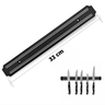 Barra Magnética 33cm p/Facas e Ferramentas - Preto - 2