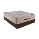 Ver imagem 1 de Cama Box Viúvo Marrom e Colchão Airtech Springpocket Molas Ensacadas Ortobom