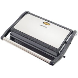 Sanduicheira e Grill Elétrica 800W Dupla Antiaderente Grelhados Amvox Ams 800 Inox AMS  (220V) - 2