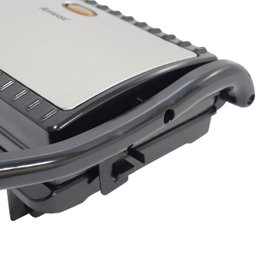Sanduicheira e Grill Elétrica 800W Dupla Antiaderente Grelhados Amvox Ams 800 Inox AMS  (220V) - 5