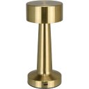 Ver imagem 1 de Luminaria de Mesa Decorativo Enfeite Led Usb Home&co Metal 22x9x9cm Ouro