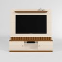 Ver mais imagens de Home Florianópolis 1,75m Tvs 70'' Painel Nichos e Gavetas -off White / Amendoa