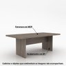 Mesa de Reunião Tecno Mobili - Carvalho - 2