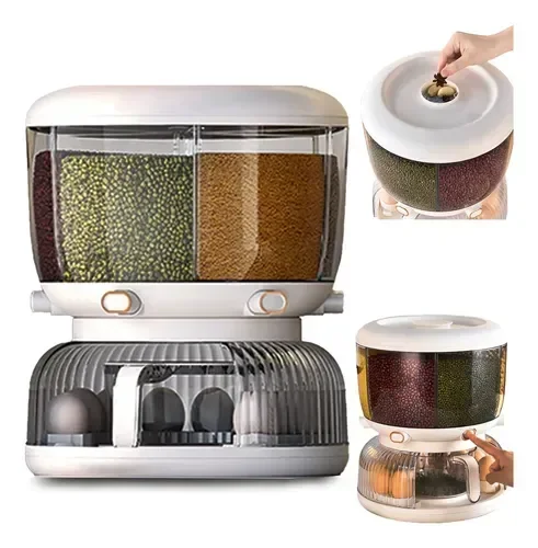 Ver imagem 3 de Dispenser Giratorios Grãos com Divisória para Ovos Snh44 Snel Home