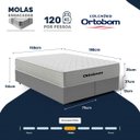 Ver imagem 6 de Cama Box com Colchão de Molas Ensacadas Ortobom One Face Plenno Superpocket Queen 158cm