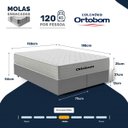 Ver imagem 5 de Cama Box + Colchão de Molas Ensacadas Ortobom One Face Plenno Superpocket Queen 158 cm