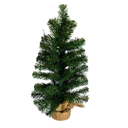 Ver imagem 1 de Árvore de Natal Verde 60cm com Base de Juta 68 Tips Florarte