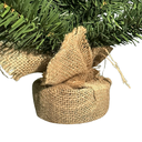 Ver imagem 2 de Árvore de Natal Verde 60cm com Base de Juta 68 Tips Florarte