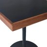 Mesa Café Bar em Mdf e Madeira Maciça 65cm X 65cm - 3