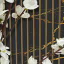 Ver imagem 4 de Kit 40 Placas Ripadas em Mdf Efeito Mármore Black Dourado Painel Decorativo Autocolante