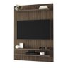 Painel Suspenso Tv Até 50'' 3 Prateleiras Marrom Escuro - 3