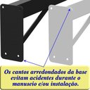 Ver imagem 2 de Suporte Pia Parafusar Bancada Aparador 80 Cm - Preto