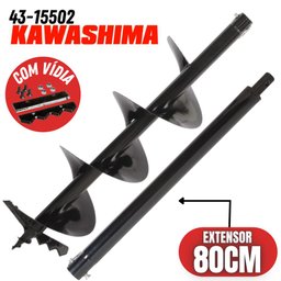 Broca Perfurador de Solo + Alongador 80cm Perfuração de Até 1,80m Encaixe de 20mm Diversas - 2