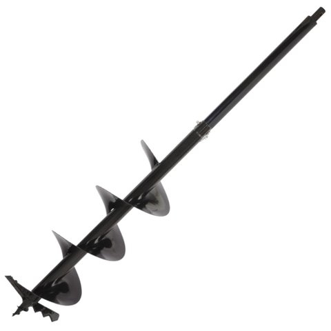 Broca Perfurador de Solo + Alongador 80cm Perfuração de Até 1,80m Encaixe de 20mm Diversas