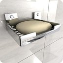 Ver imagem 1 de Porta Sabonete Para Banheiro Saboneteira Inox Parede ELG