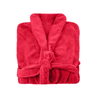 Roupao de Microfibra Atualle Tamanho Único Adulto Fleece Aveludado Extra Macio:vermelho/único - 1