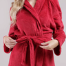 Roupao de Microfibra Atualle Tamanho Único Adulto Fleece Aveludado Extra Macio:vermelho/único - 2