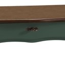 Ver imagem 3 de Aparador para Sala com Pés Luis Xv Gaveta e Prateleira 1019p Linz Móveis - Verde Musgo/imbuia