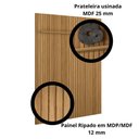 Ver imagem 3 de Painel para Tv até 75 Polegadas Bali 1.9 Ripado C/ Prateleira Decoração de Ambientes Lukaliam Móveis