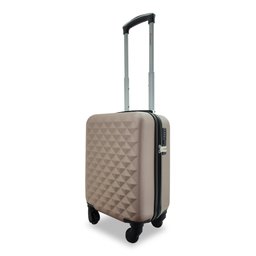 Mala de Bordo Viagem Rígida Rodas 360º Cadeado Segredo Gladiador D1pp Tamanho Pp: Rose Gold - 2