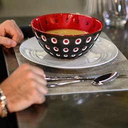 Tigela Bowl 20 Cm Em Acrilico Vermelho Le Murrine - Guzzini - 2