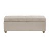 Recamier Bau Madri 1,40m Linho Bege - Inova Decorações - 2