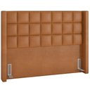 Ver imagem 1 de Cabeceira Cama Box Casal 195cm Paris Couríssimo Whisky
