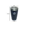 Copo Termico para Cerveja Inox 600 Ml Iceberg Yangzi - 3