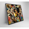 Quadro Decorativo Ilustração Afro Feminino Decor&Quadros ART032 80x80 cm Vidro Impresso - 2