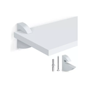 Ver imagem 3 de Prateleira 25x40 Mdp Branco com Suportes