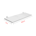 Ver imagem 2 de Prateleira 25x40 Mdp Branco com Suportes