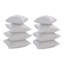 Ver imagem 1 de Kit 8 Enchimentos Refil Almofada 45x45 Silicone Super Macio