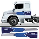 Ver imagem 1 de Faixa Mercedes Benz Mb 1935 Adesivo Lateral Caminhão Teu Adesivo Azul
