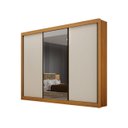 Ver imagem 2 de Guarda Roupa Casal com Espelho 3 Portas Milano - Arbo Design