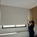 Ver imagem 4 de Persiana Rolo Blackout Creme Napolis - 1,15m X 2,28m