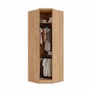 Ver imagem 4 de Roupeiro Modulado Ravi Mdf 243,5x232,2cm 7 Portas Reflecta Olmo 1110