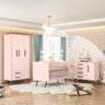 Quarto para Bebê Completo com Roupeiro Cômoda e Berço Q Encanto Retro - 1