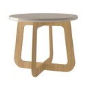 Ver imagem 3 de Mesa de Centro Jasmin Off White/carvalho Artely