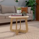 Ver imagem 2 de Mesa de Centro Jasmin Off White/carvalho Artely