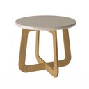 Ver imagem 4 de Mesa de Centro Jasmin Off White/carvalho Artely